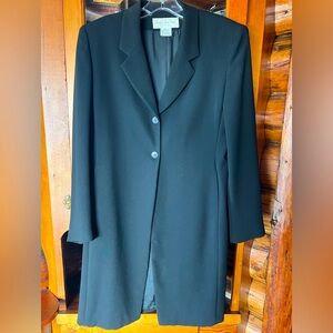 Women’s Jones New York Signature Black Blazer Long Jacket 4